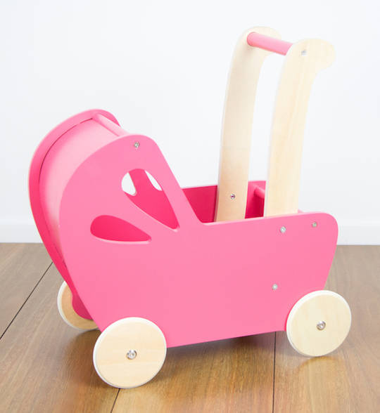 Bright Pink Doll's Pram | Moover Line | Buy online at DirectToys NZ